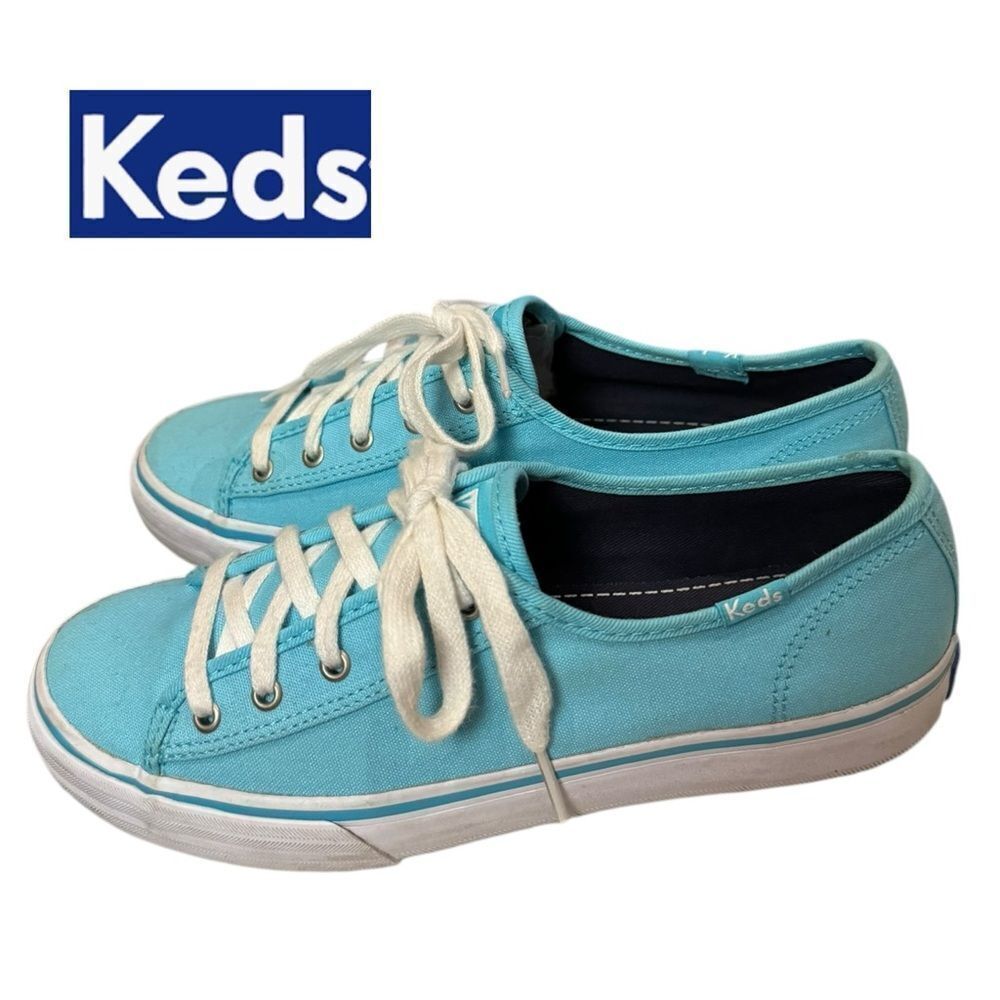 KEDS Women's Robin's Egg Blue Lace Sneakers 6